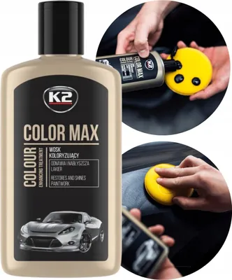 Produktbild von K2 K020CAN Color Max Wachs Schwarz, 250ml