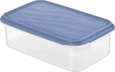 Immagine prodotto di Rotho RONDO, Contenitore, rettangolare, 1,5 l, blu, trasparente, plastica, -20 °C