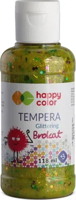 Image de Peinture à la détrempe 118ml or pailleté HAPPY COLOR