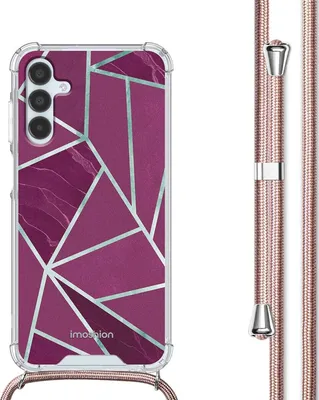 Obrázek produktu pro imoshion Designové pouzdro s páskem Samsung Galaxy A15 (5G/4G) – Bordeaux Graphic