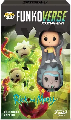 Image de Rick & Morty : jeu de stratégie Funkoverse, jeu de société, figurines à collectionner