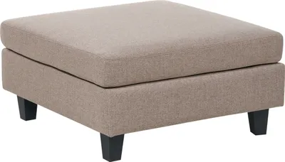 Immagine prodotto di BELIANI Taburette marrone Imbottitura in poliestere Seduta per divano componibile Stile moderno Soggiorno
