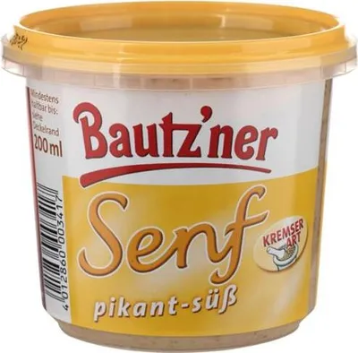 Produktbild von Bautzner Senf pikant süß Dose 200ml