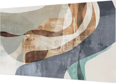 Produktbild von Selbstklebende Fototapete - Wandbilder für Wohnzimmer - 416x254 - Dekorative Wandfolie - Modernes Design für Wanddekoration - Tapeten für Innenräume - Abstrakte Komposition