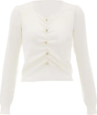 Produktbild von NAEMI damen strickpullover - weiss, XS/S