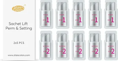 Produktbild von Wimpernlifting Lashlifting Perm No. 1 und Fixation No. 2 Gel Sachet je 5 Stück