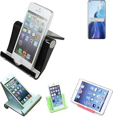 Produktbild von K-S-Trade Handy-Ständer kompatibel mit Xiaomi Mi 11 Ultra faltbarer Tischständer Smartphone Tablet Halterung Reise