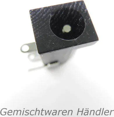Produktbild von DC-005 2,1 x 5,5 mm schwarz Einbau Hohl Buchse z.B. für 5V 12V 24V Netzteil
