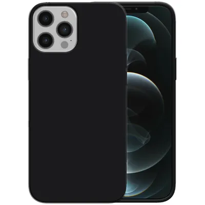 Obrázok produktu pre Smartphonica Silikónové puzdro pre iPhone 12 Pro Max s mäkkým vnútrom - čierne