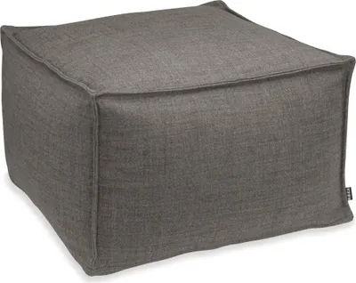 Produktbild von H.O.C.K. Livigno Bean Cube Pouf 55x55x35cm grau 802