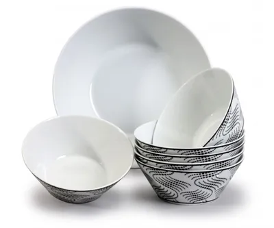Obrázek produktu pro Thun 1794 Tom, kompotová souprava, český porcelán, vlnky, Thun, 7 d.