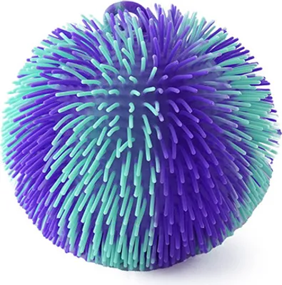 Immagine prodotto di SPORTO Palla di nappe arcobaleno con luce - viola turchese