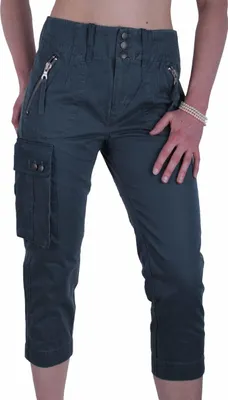 Produktbild von Diesel Damen Hose Caprihose Capri Tokara Grün Petrol