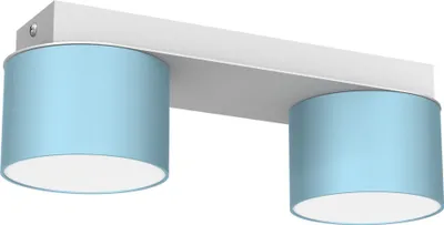 Image de Spot DIXIE bleu 2xGX53x20W en métal, dimensions : 8x24x8 cm, IP20, Milagro