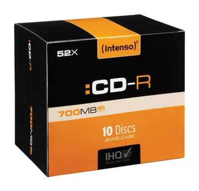 Image de CD-R  Intenso 700MB  10pcs Slimcase