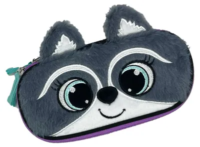 Produktbild von Feder-Mäppchen Kinder für Mädchen Waschbär Etui Federmappe bambino