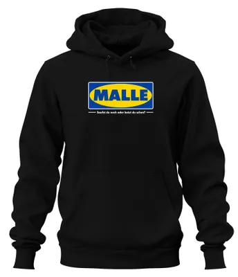 Productafbeelding van Ben je nog aan het feesten of ben je al misselijk? Mallorca vrijgezellenfeest hoodie, zwart, maat S