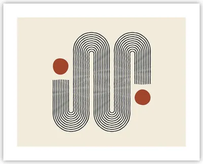 Produktbild von Poster - Poster ohne Rahmen - Minimalistisch Modern Abstraktion - 50x40 cm - Wand Bild - Wanddeko - Wandbilder - Kunstposter - Wandposter - Bilder - Kunstdruck - Wanddekoration - P2XAA50x40-4901