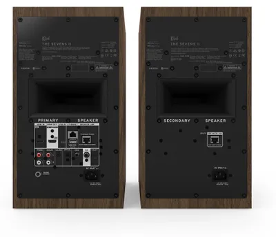Produktbild von Klipsch The Sevens II, 2-Wege, 2.0 Kanäle, Verkabelt & Kabellos, 39 - 25000 Hz, Holz
