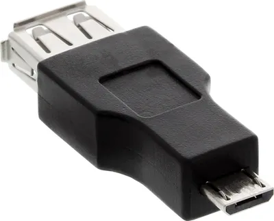 Produktbild von INLINE Micro-USB OTG Adapter Micro-B Stecker an USB A Buchse