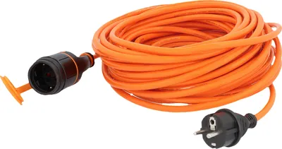 Produktbild von UNITEC Baustellen-Verlängerungskabel Außen -  IP44, 20m, orange