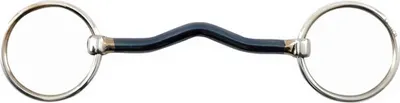 Immagine prodotto di Premier Equine - Filetto a anelli sciolti con bocchino in ferro dolce, argento, 11,5 cm, argento, 11,5 cm