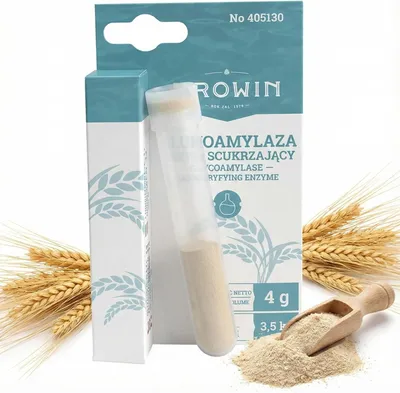 Produktbild von Glukoamylase 4g – Verzuckerungsenzym zur Herstellung von Maische – Enzym für effizienten Stärkeabbau zu Glukose – Ideal für Brennerei und Brauerei