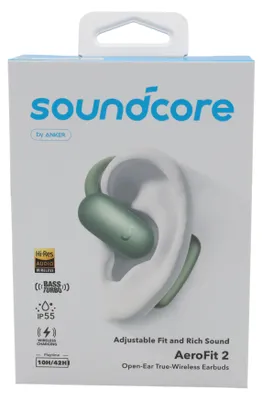 Produktbild von Anker AeroFit 2, Kabellos, Musik/Alltag, 10 g, Kopfhörer, Grün