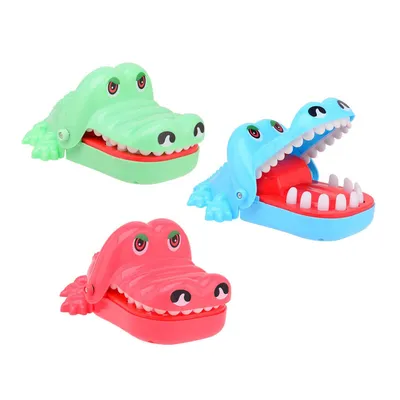 Image de 6 Crocodiles Jeu de dentition en présentoir 24466