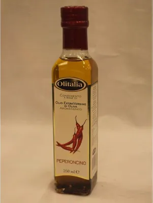 Produktbild von Olitalia Olivenöl mit Chili extra vergine Flasche 25cl
