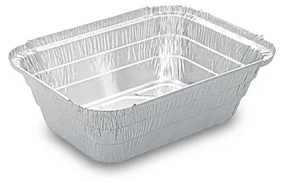Produktbild von 100x Alu-Servierschale Menüschale eckig 940ml 202x137x59mm