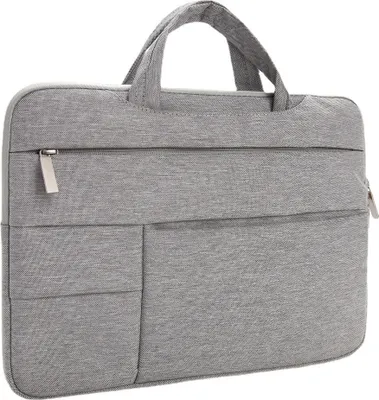 Image de INF Housse de protection antichoc pour ordinateur portable avec poche avant Gris S