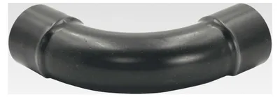 Produktbild von 1x PVC-Fittings Bogen 90° mit 2x 63mm Klebemuffen - Verbinder aus grauem PVC-U für Rohre, Rohranschlüsse, Poolverrohrungen und mehr - Menge: 1 Stück