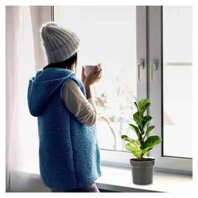 Produktbild von Blumentopf, Anzuchttöpfe, 20 Stück 9 cm selbstbewässernde Blumentöpfe mit Drainagelöchern, geeignet für Blumen und Pflanzen, dekorative Kunststoff-Blumentöpfe für den Innenbereich