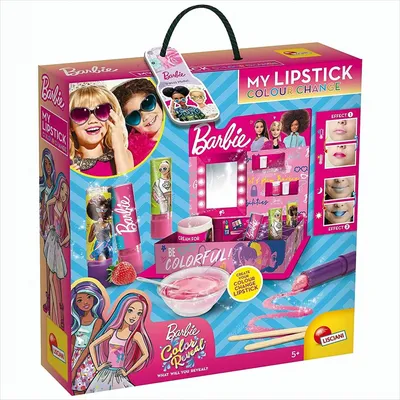 Produktbild von Lisciani 88638 - Farbige Barbie Lippenstifte Kosmetik Beauty schminken