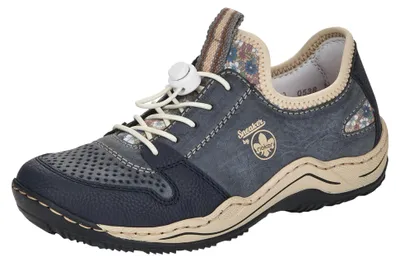 Produktbild von Rieker Damen Halbschuhe L0538-14 blau Gr. 37