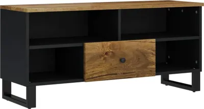 Produktbild von vidaXL TV-Schrank 100x33x46 cm Massivholz Mango & Holzwerkstoff