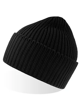 Produktbild von Atlantis OAKB | Oak Beanie Recyceltes Polyester - Farbe: Black - Größe: One Size