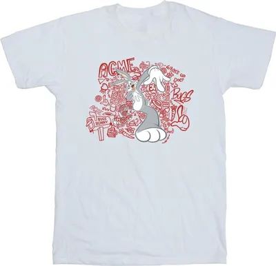 Produktbild von Looney Tunes - "ACME" T-Shirt für Herren BI36553 (XXL) (Weiß)