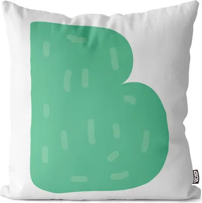 Produktbild von VOID B Alphabet Buchstabe Namen Kissenbezug Kissenhülle Sofakissen Kissen Deko Outdoor-Kissen Dekokissen