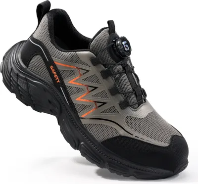 Produktbild von Herren Sicherheitsschuhe mit Stahlkappe - Rutschfeste Arbeitssicherheitsschuhe Sportschuhe - Schlag- und durchtrittsicher