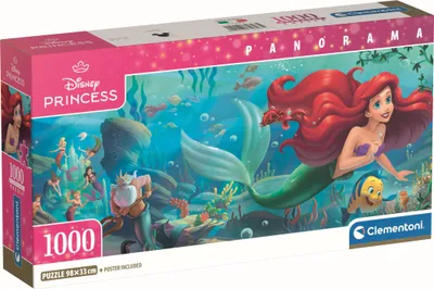 Immagine prodotto di Clementoni - Puzzle panoramiczne 1000el. Mała Syrenka Disney