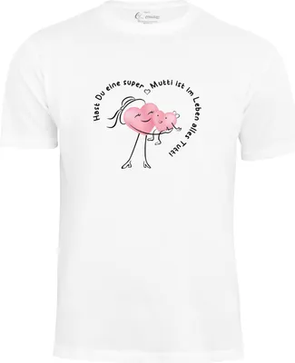 Produktbild von Cotton Prime® T-Shirt Super Mutti XXL weiss