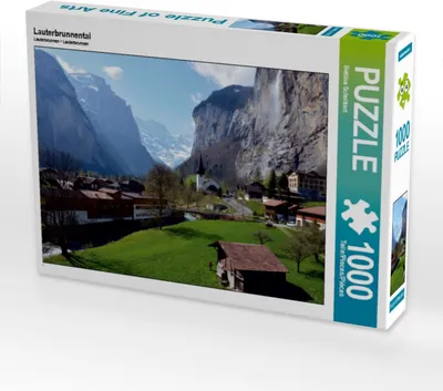 Produktbild von Calvendo Lauterbrunnental 1000 Teile Puzzle quer 640x480mm, Schnittert Bettina; 7426936