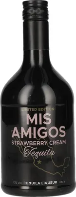 Produktbild von Mis Amigos Strawberry Cream Tequila Limited Edition 15% Vol. 0,7l