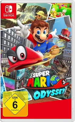 Produktbild von Nintendo Super Mario Odyssey, Switch, Nintendo Switch, E10+ (Jeder über 10 Jahre)