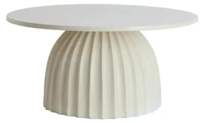 Produktbild von Light & Living - Beistelltisch VEGLIA - Weiß - 70x70x33.5 cm