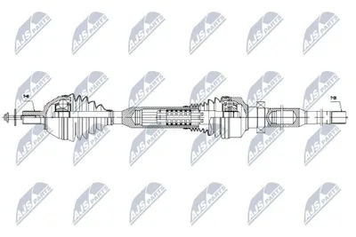 Produktbild von NTY NPW-VV-058 Antriebswelle Vorne Rechts für VOLVO XC60 (156)