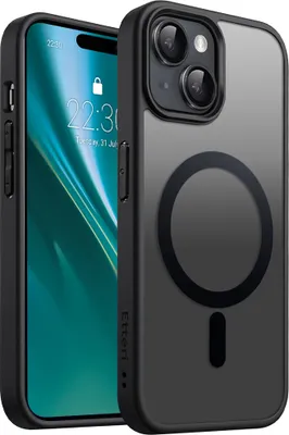 Produktbild von Etteri Matt Mag Cover für iPhone 13 6,1" Handyhüllen Schwarz