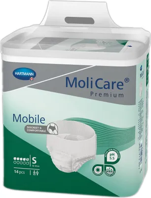 Image de Hartmann MoliCare Mobile 5 gouttes Small - 1 paquet de 14 protections
